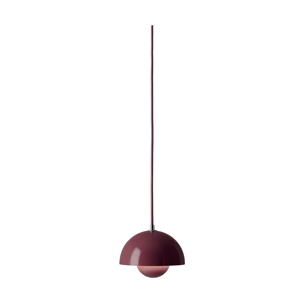 Flowerpot VP10 pendant lamp, Dark plum &Tradition