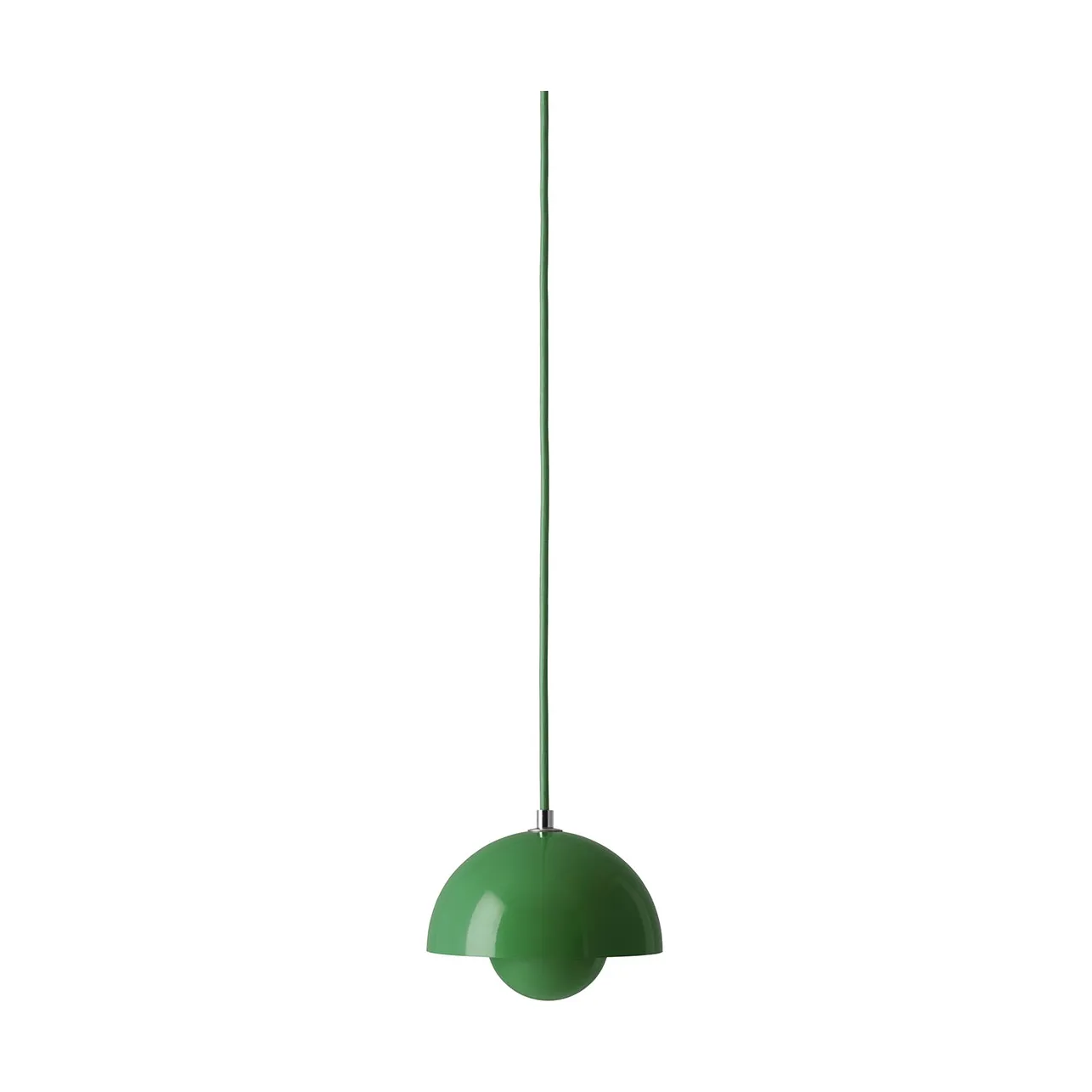 Flowerpot VP10 pendant lamp, Signal green &Tradition