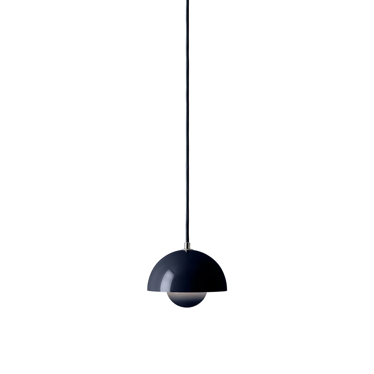 Flowerpot VP10 pendant lamp, Steel blue &Tradition
