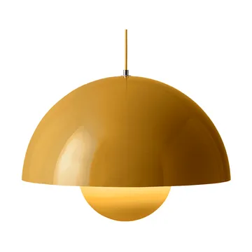Flowerpot VP2 pendant lamp big - Mustard - &Tradition