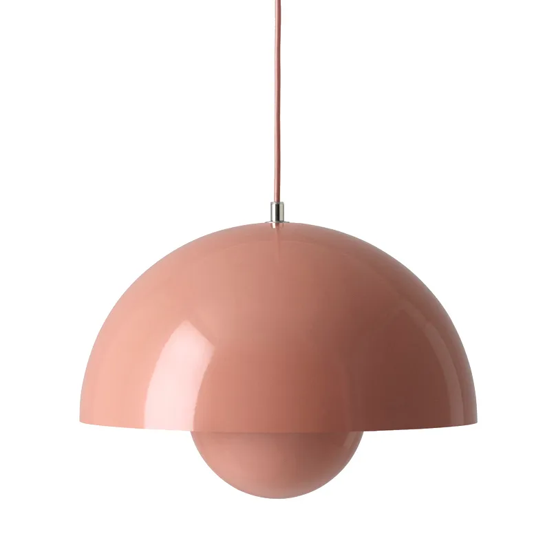 Flowerpot VP7 pendant lamp, beige-red &Tradition