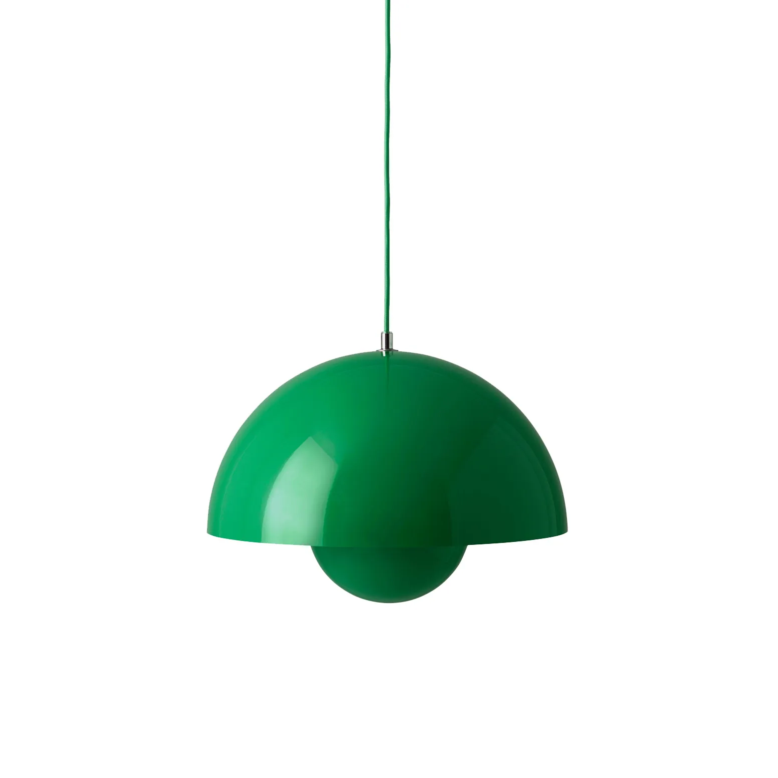 Flowerpot VP7 pendant lamp, Signal green &Tradition