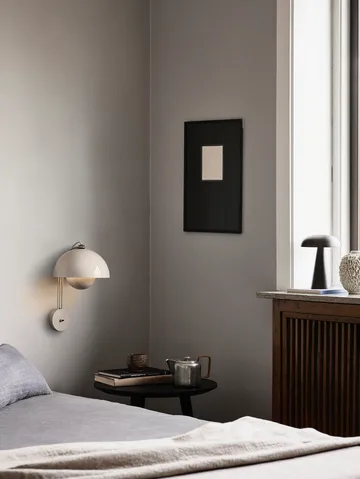 Flowerpot VP8 wall lamp - Grey beige - &Tradition