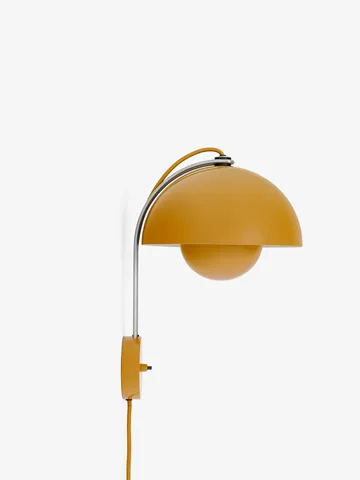 Flowerpot VP8 wall lamp - Mustard - &Tradition
