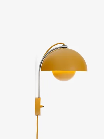 Flowerpot VP8 wall lamp - Mustard - &Tradition