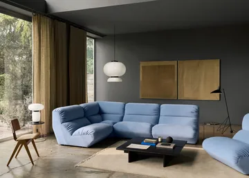 Hi Lo modular sofa configuration C Gentle 0733 - &Tradition