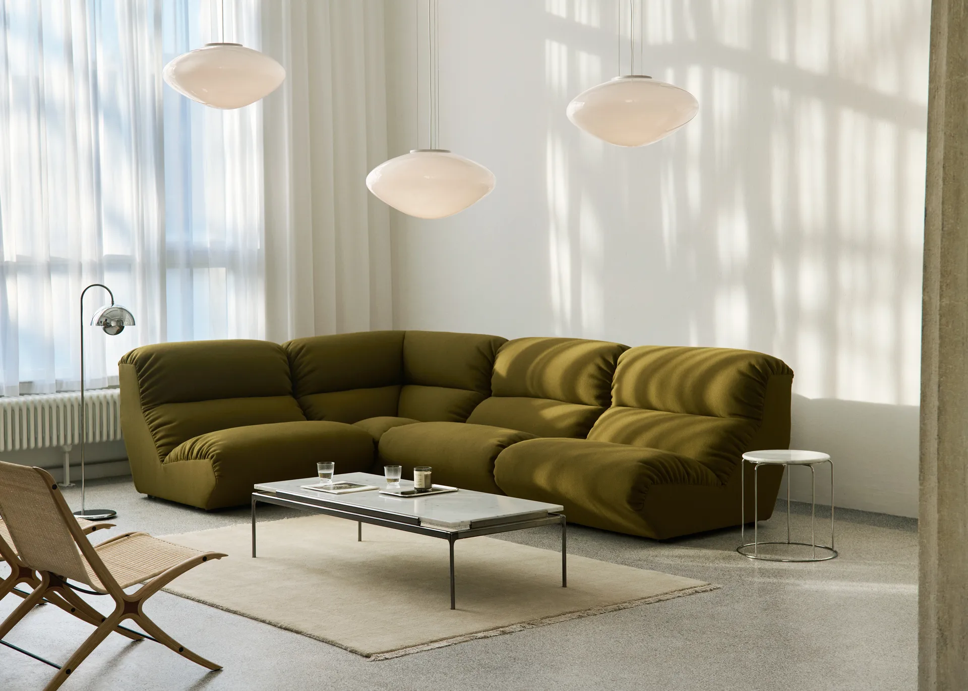 Hi Lo modular sofa configuration G Mylla 0971,  &Tradition