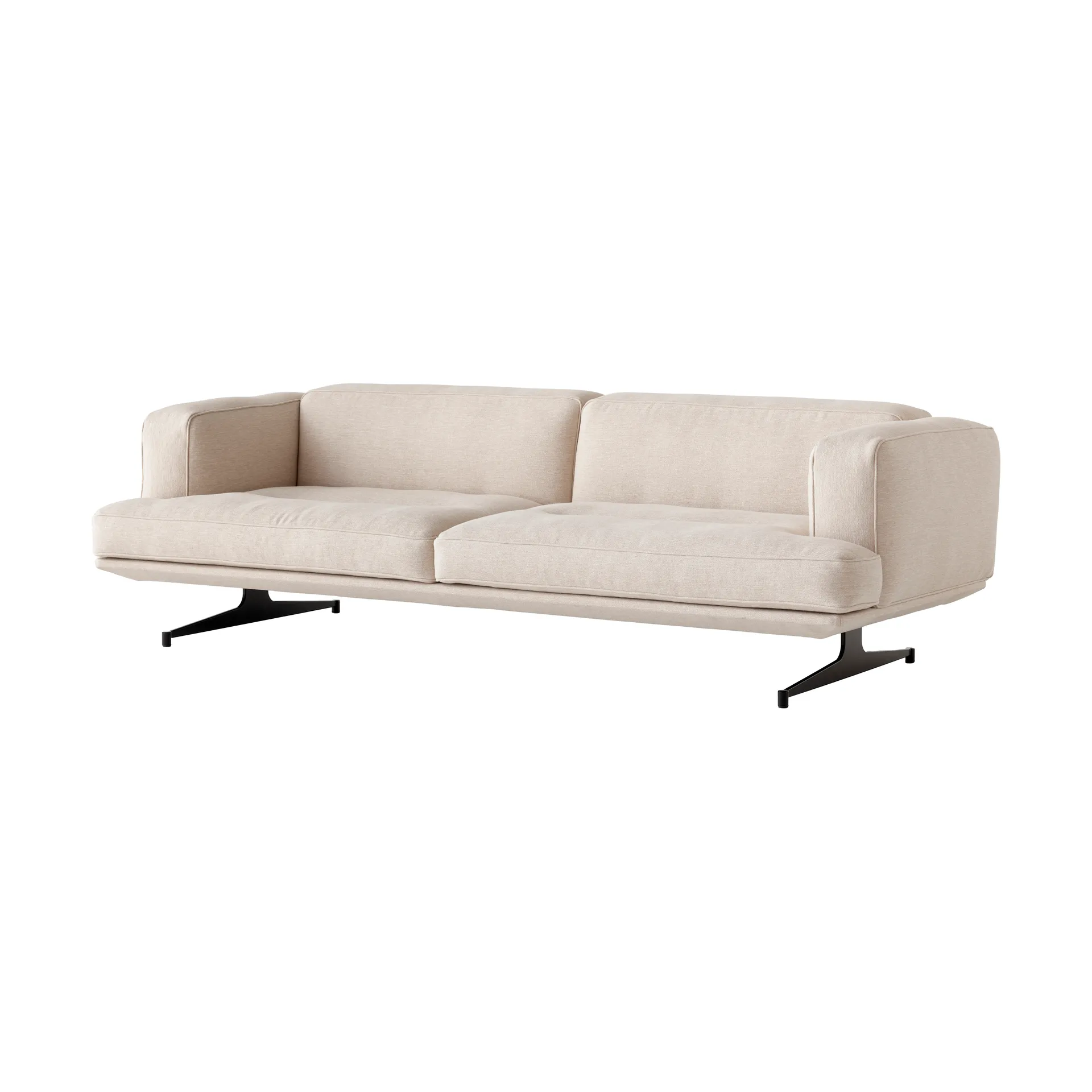 Inland AV23 3-seater sofa, Clay 0011-warm black &Tradition