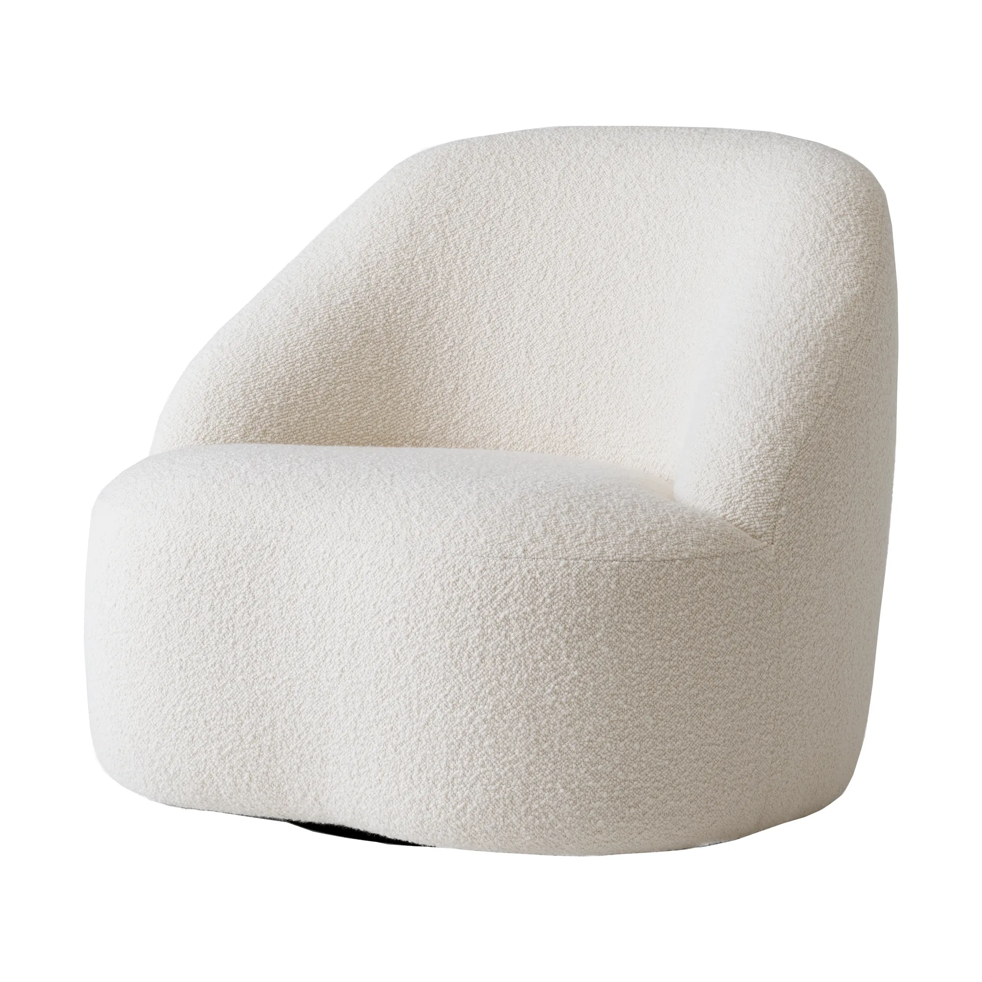 Margas LC2 armchair, Karakorum 001-black swivel &Tradition