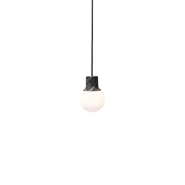 Mass Light NA5 Pendant - Black marble/white, nero marquina - &Tradition