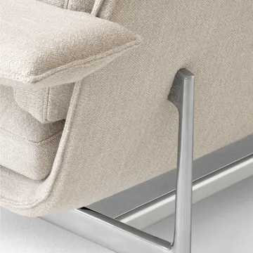 Meantime AV29 lounge chair - Pol. aluminium-Ecriture 0210 - &Tradition