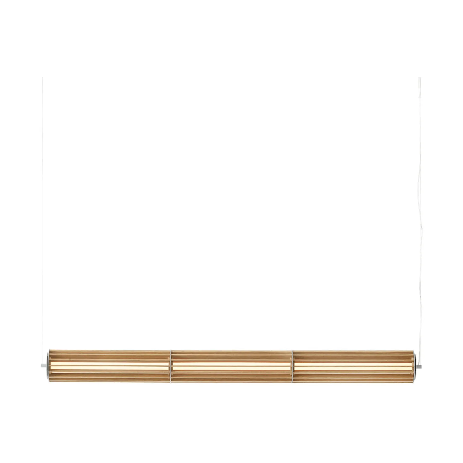 Numbra TY1 pendant lamp, Lacquered oak-tumbled aluminium &Tradition