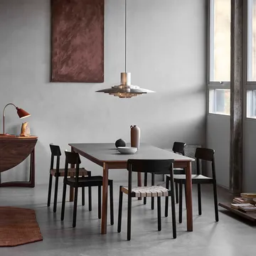 Patch HW2 dining table - Cacao orinoco. oiled walnut stand - &Tradition