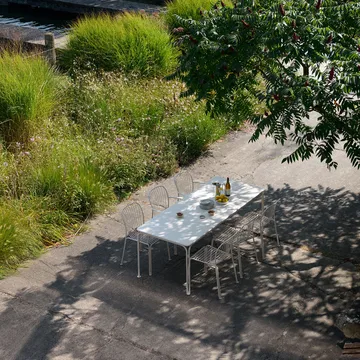 Thorvald Outdoor SC99 dining table 220 cm - Ivory - &Tradition