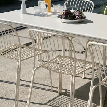 Thorvald Outdoor SC99 dining table 220 cm - Ivory - &Tradition