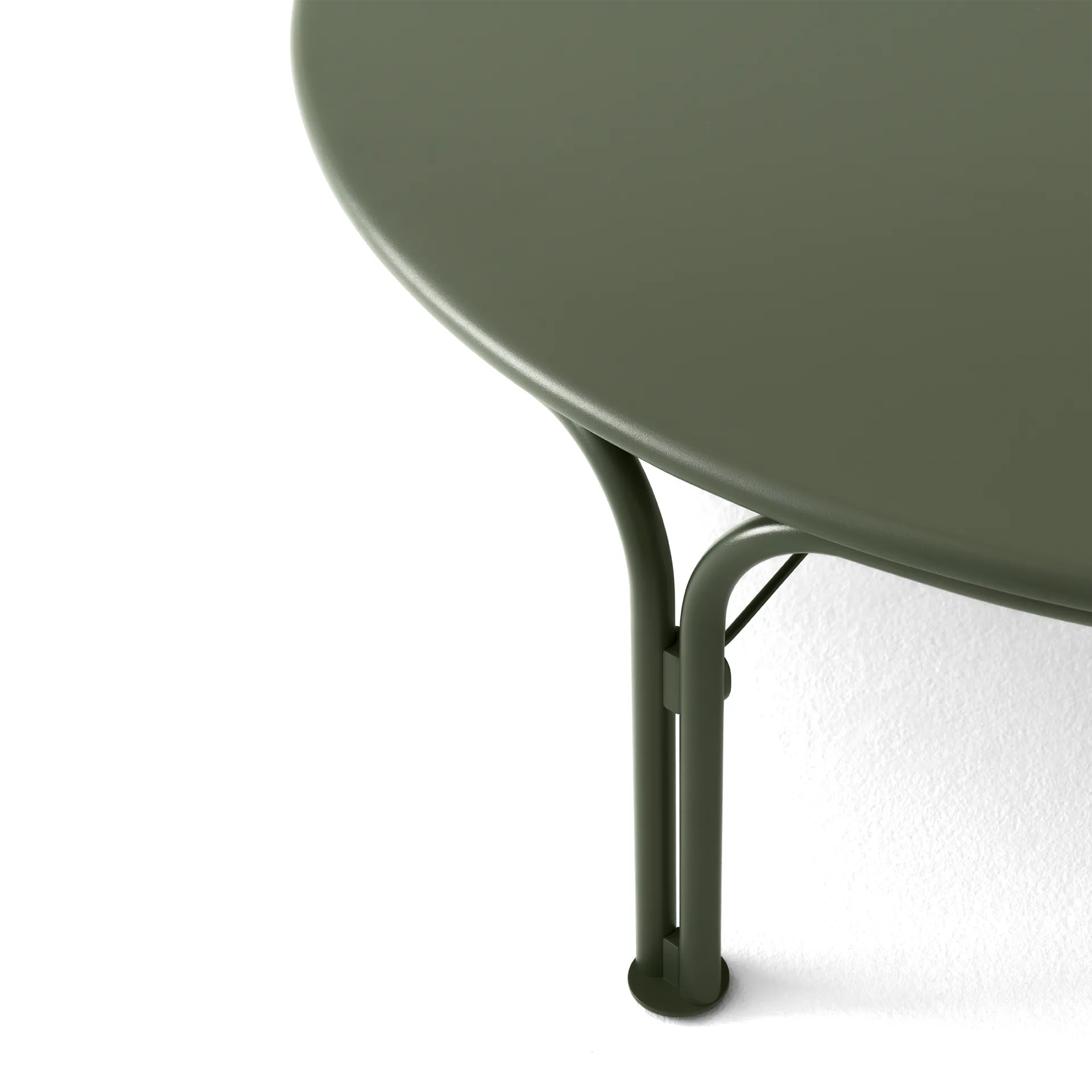 Thorvald SC109 coffee table, Bronze green, Ø115 cm &Tradition