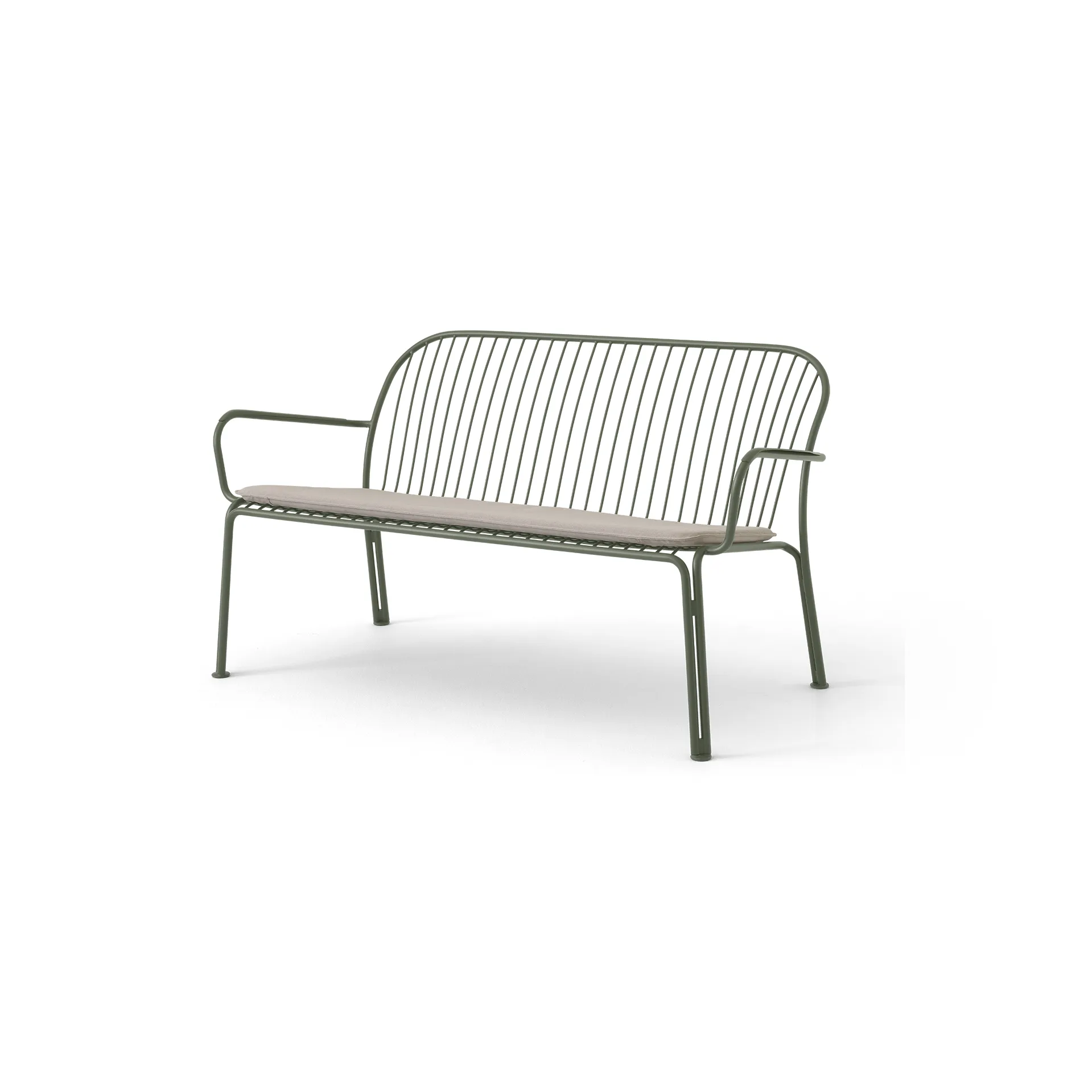 Thorvald SC110 lounge sofa, Bronze green, 143 cm &Tradition