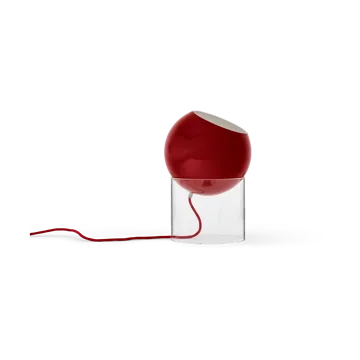 Topan VP13 table lamp 31,5 cm - Clear-vermilion red - &Tradition