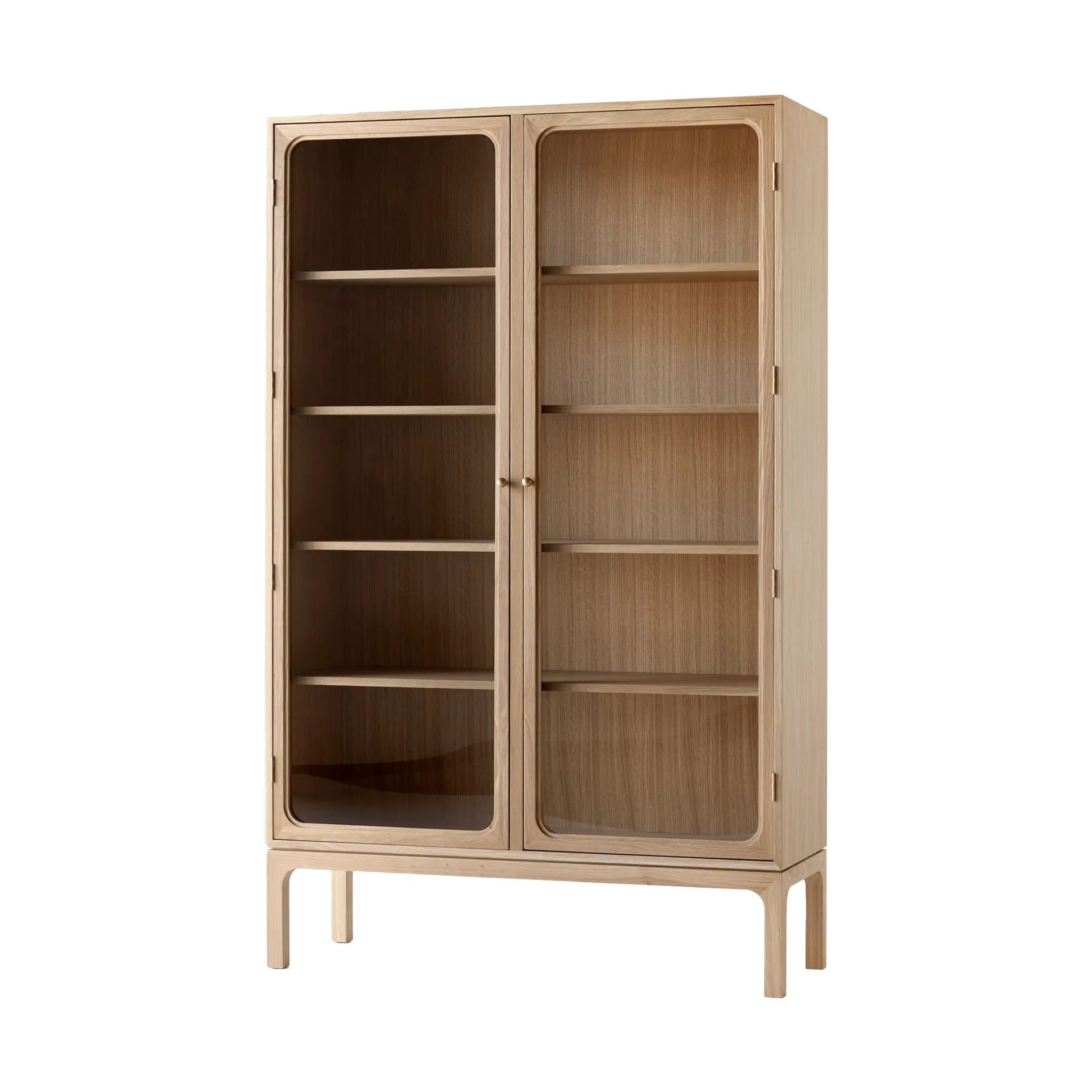 Trace SC88 display cabinet 120x192x40 cm, Natural oak &Tradition