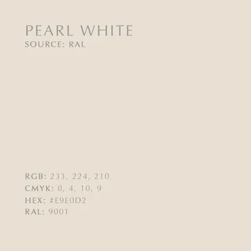 Butterflies hook medium - Pearl white - Umage