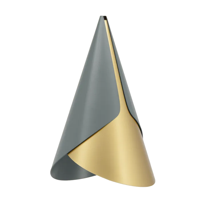 Cornet lampshade - Slate-brass - Umage