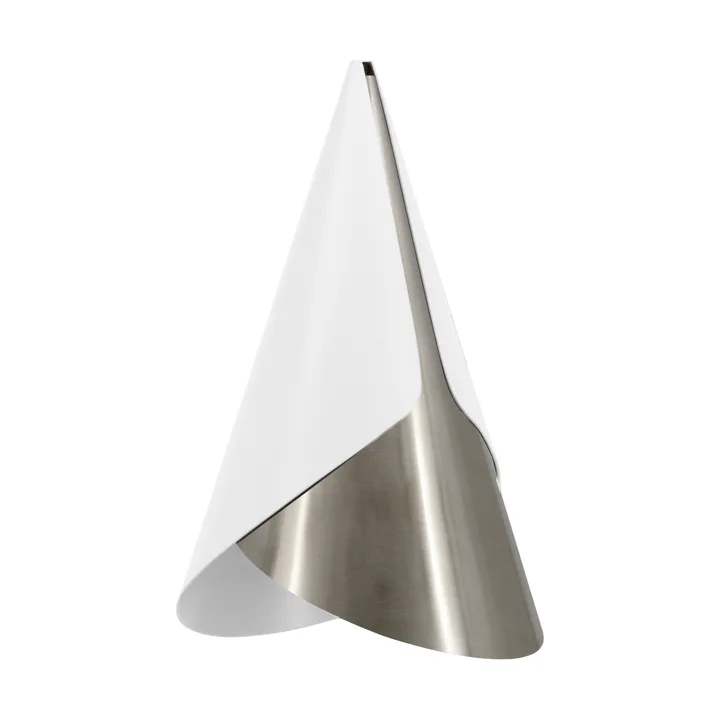 Cornet lampshade - White-steel - Umage