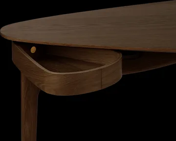 Duende desk 67.1x130 cm - Dark oak - Umage