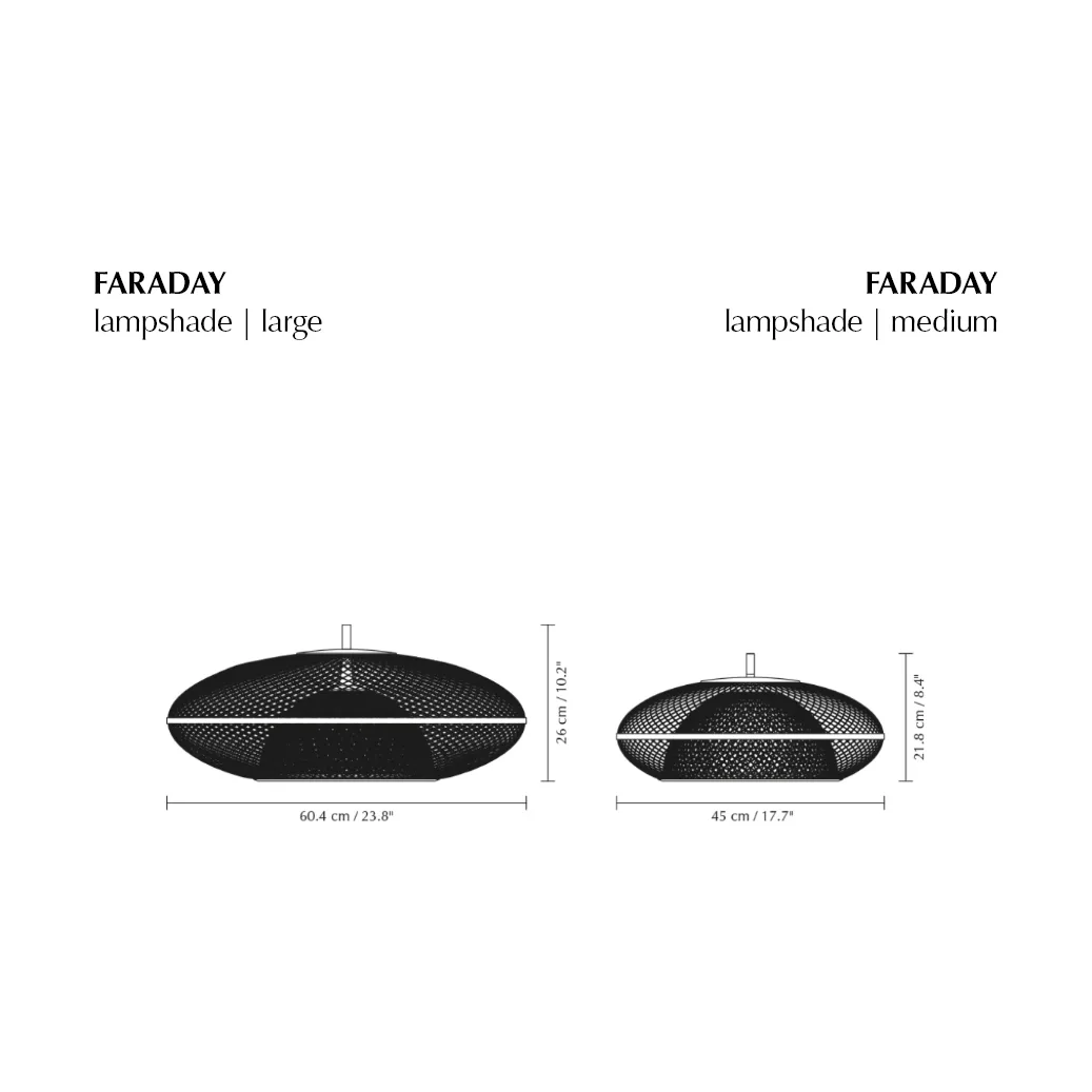 Faraday lampshade large, Steel Umage