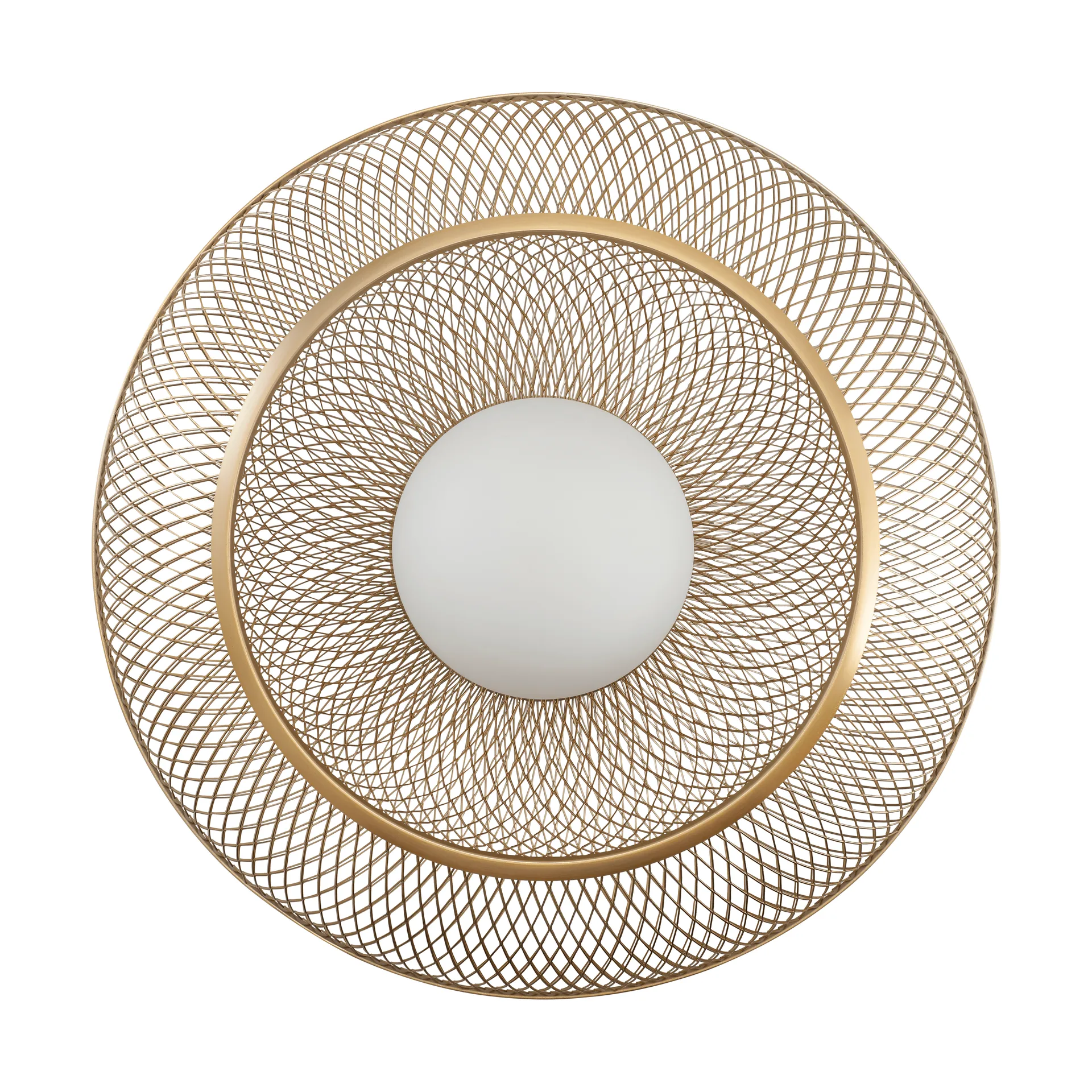 Faraday Up medium ceiling light, Brushed Brass Umage