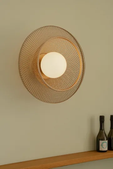 Faraday Up medium ceiling light - Brushed Brass - Umage