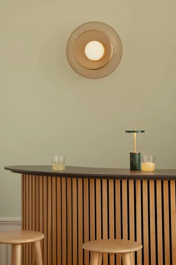 Faraday Up medium ceiling light - Brushed Brass - Umage