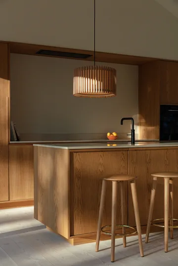 Komorebi pendant large - Circle oak-black - Umage