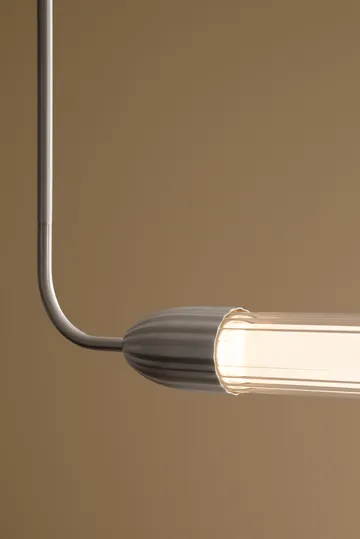 Lemon Squeeze linear pendant - Polished steel - Umage