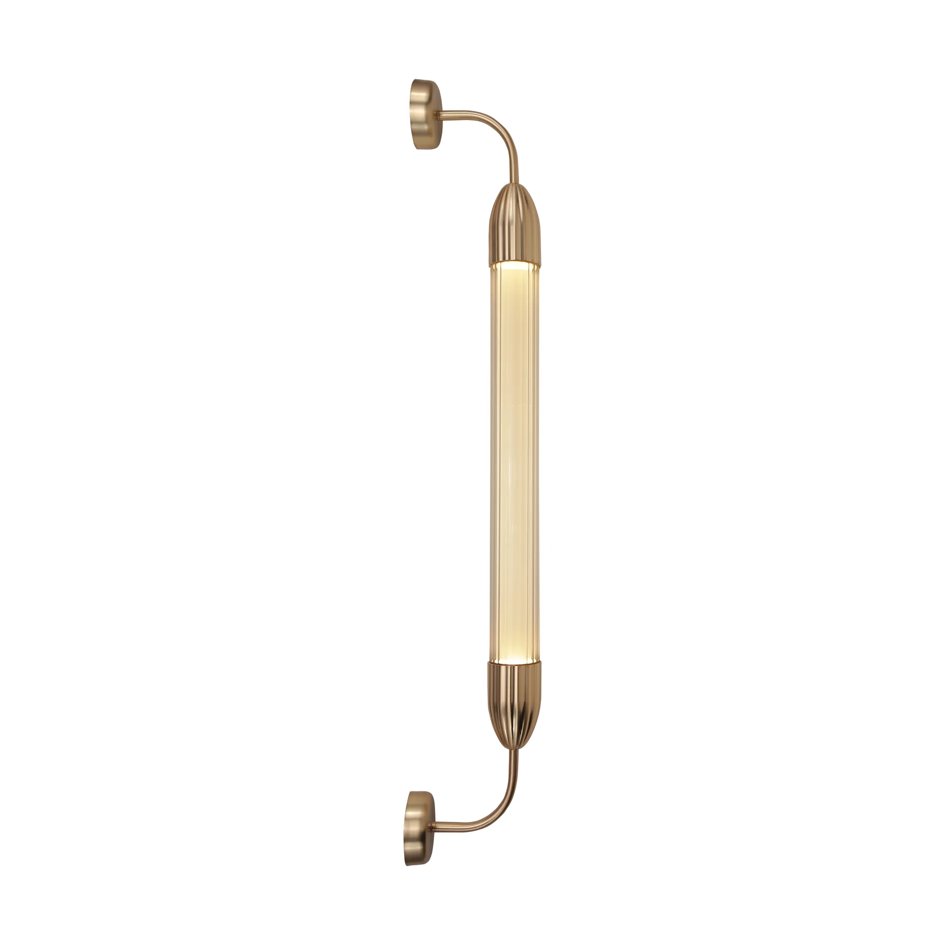 Lemon Squeeze Wall long wall lamp, Single plated brass Umage