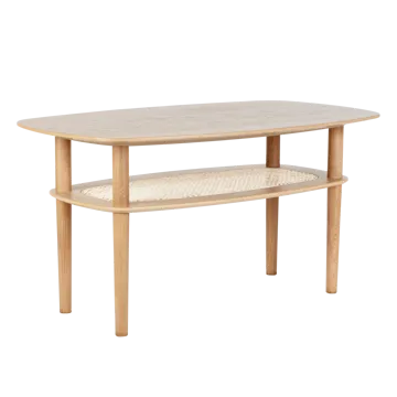 Together Sleek Rectangle coffee table 60x100 cm - Oak - Umage