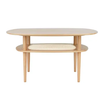 Together Smooth Square coffee table 100x100 cm - Oak - Umage