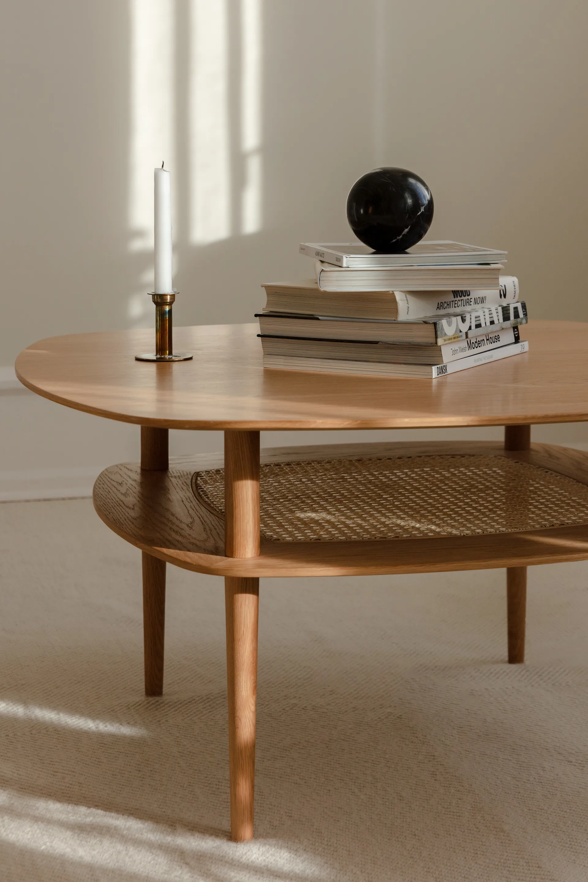 Together Smooth Square coffee table 100x100 cm, Oak Umage