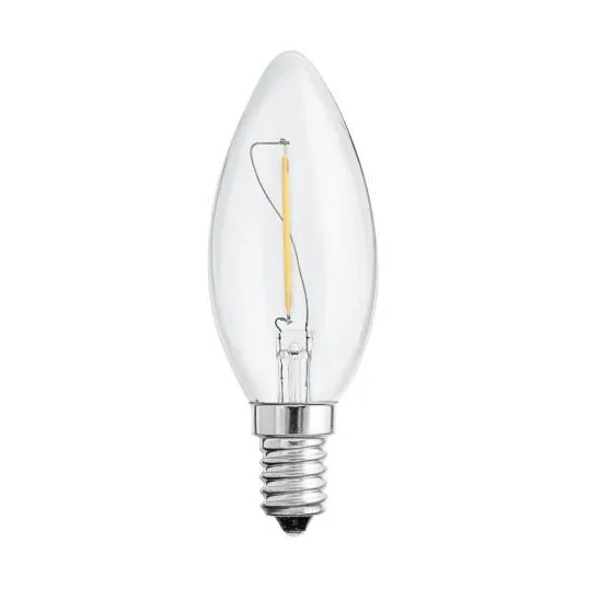 E14 LED filament candle bulb 1 W, 10 cm Unison
