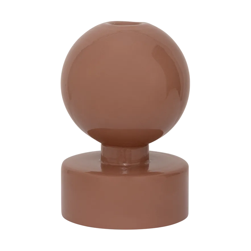 Pallo B candle sticks 13 cm, Cameo brown URBAN NATURE CULTURE