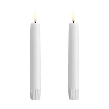 Uyuni LED Taper candles white 2-pack - Ø2,3x16,4 cm - Uyuni Lighting