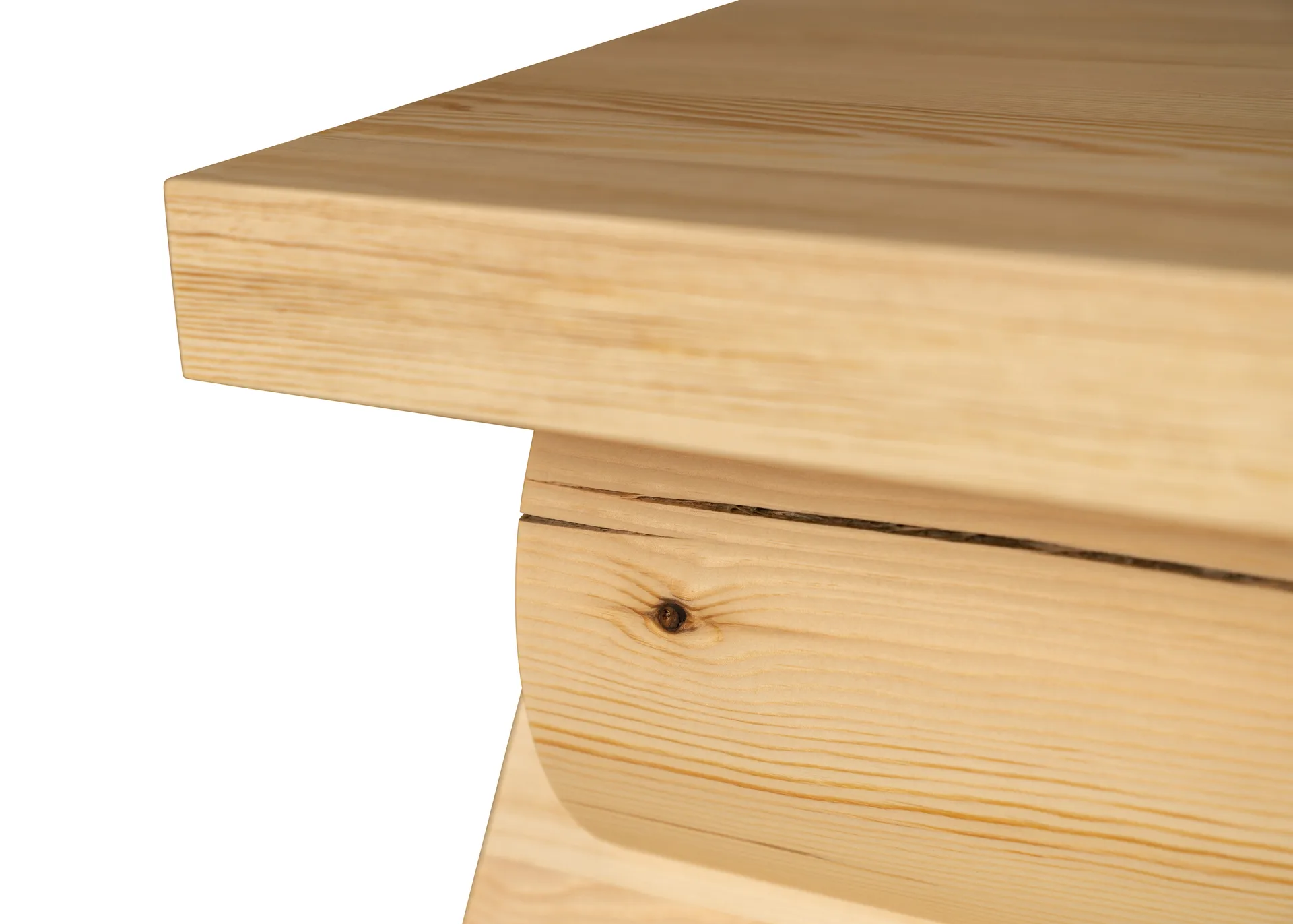 006 AA Side Table side table, Matte oil-waxed pine, 40x40x45 cm Vaarnii
