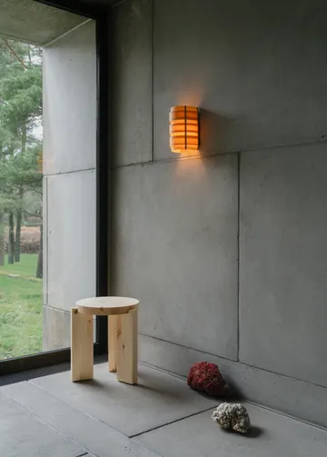 1004 Hans Wall Light - Matte oil-waxed pine, 16x24 cm - Vaarnii