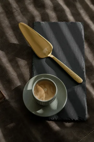 Duga espresso cup with saucer 4-pack - White. sandgrey. antracit. black - Vargen & Thor