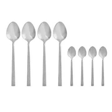 Glöd spoonset - 4 spoons + 4 teaspoons - Vargen & Thor