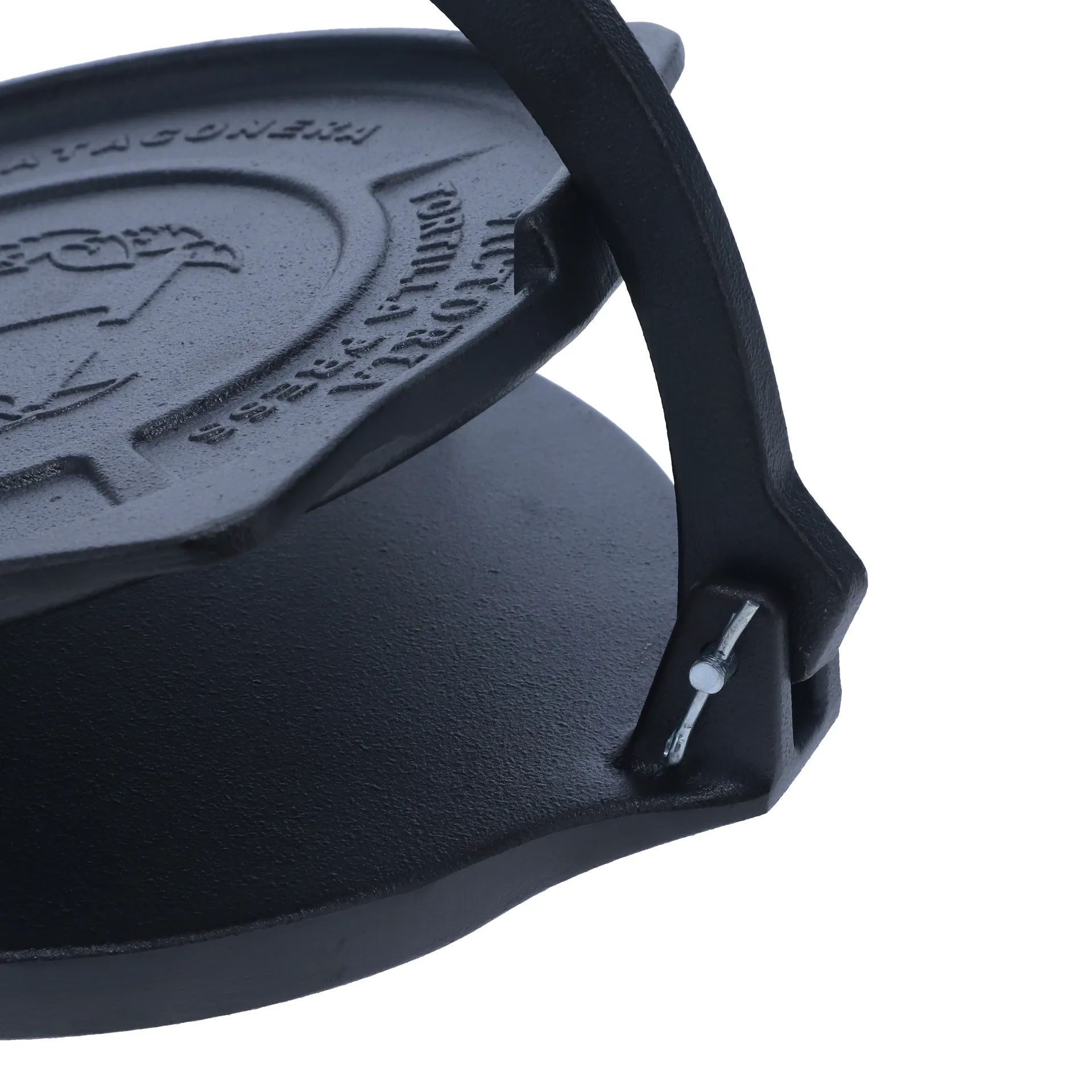 Tortilla iron 16.5 cm cast iron black, Black Victoria