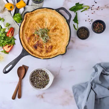 Victoria cast iron frying pan, enamelled - Ø30 cm - Victoria