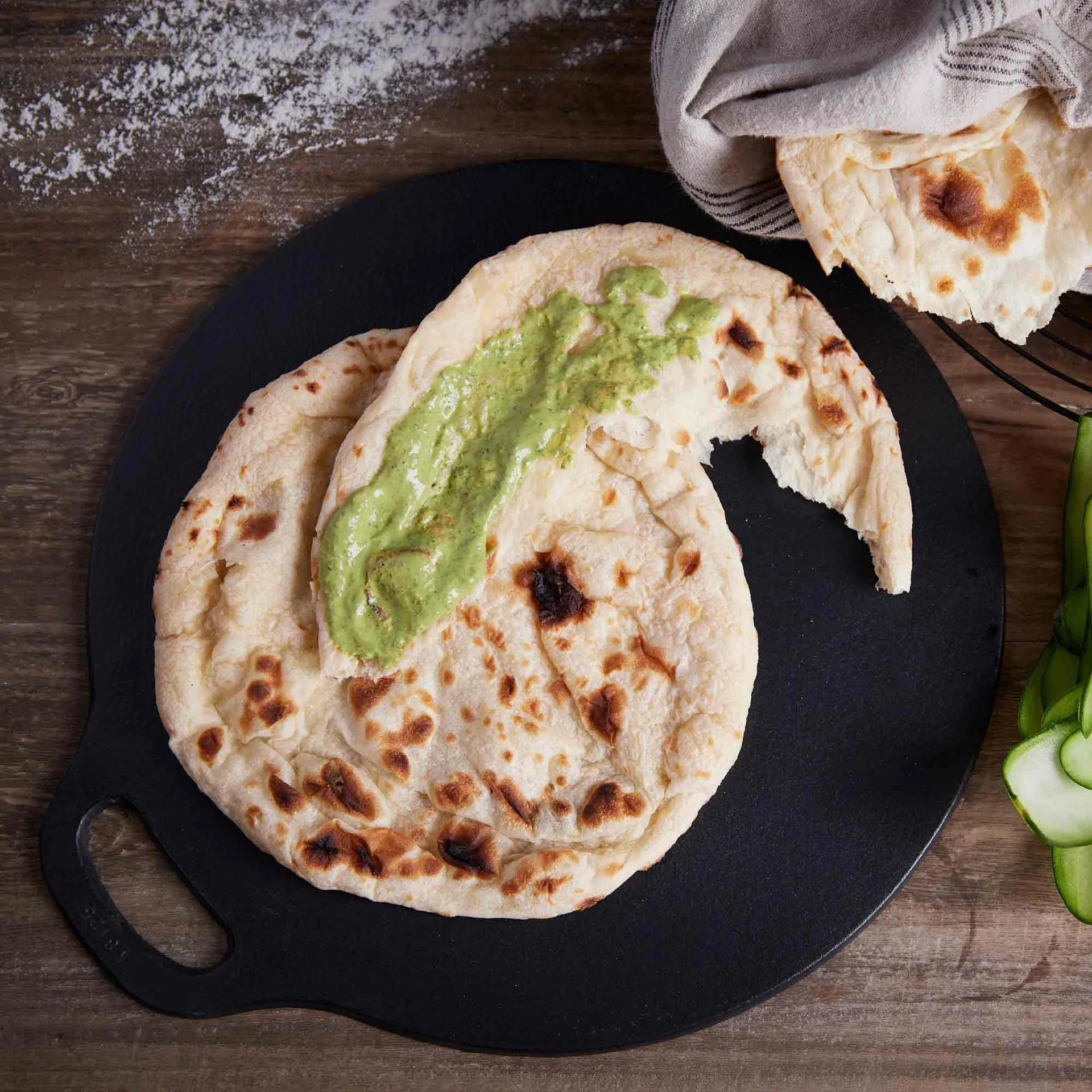 Victoria Tawa cast iron griddle pan, enamelled, Ø30 cm Victoria