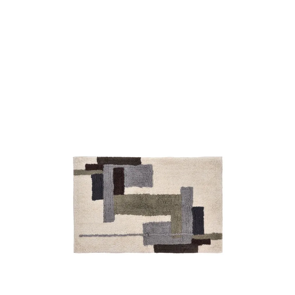 Laerk rug, grey/offwhite - 70x110 cm Villa Collection