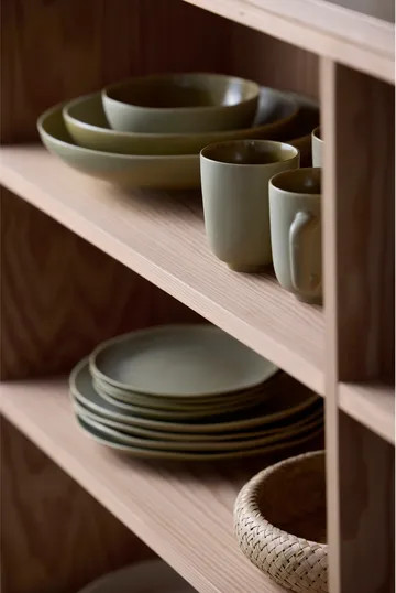 Shoku pasta bowl Ø21 cm - Pure Green - Villa Collection
