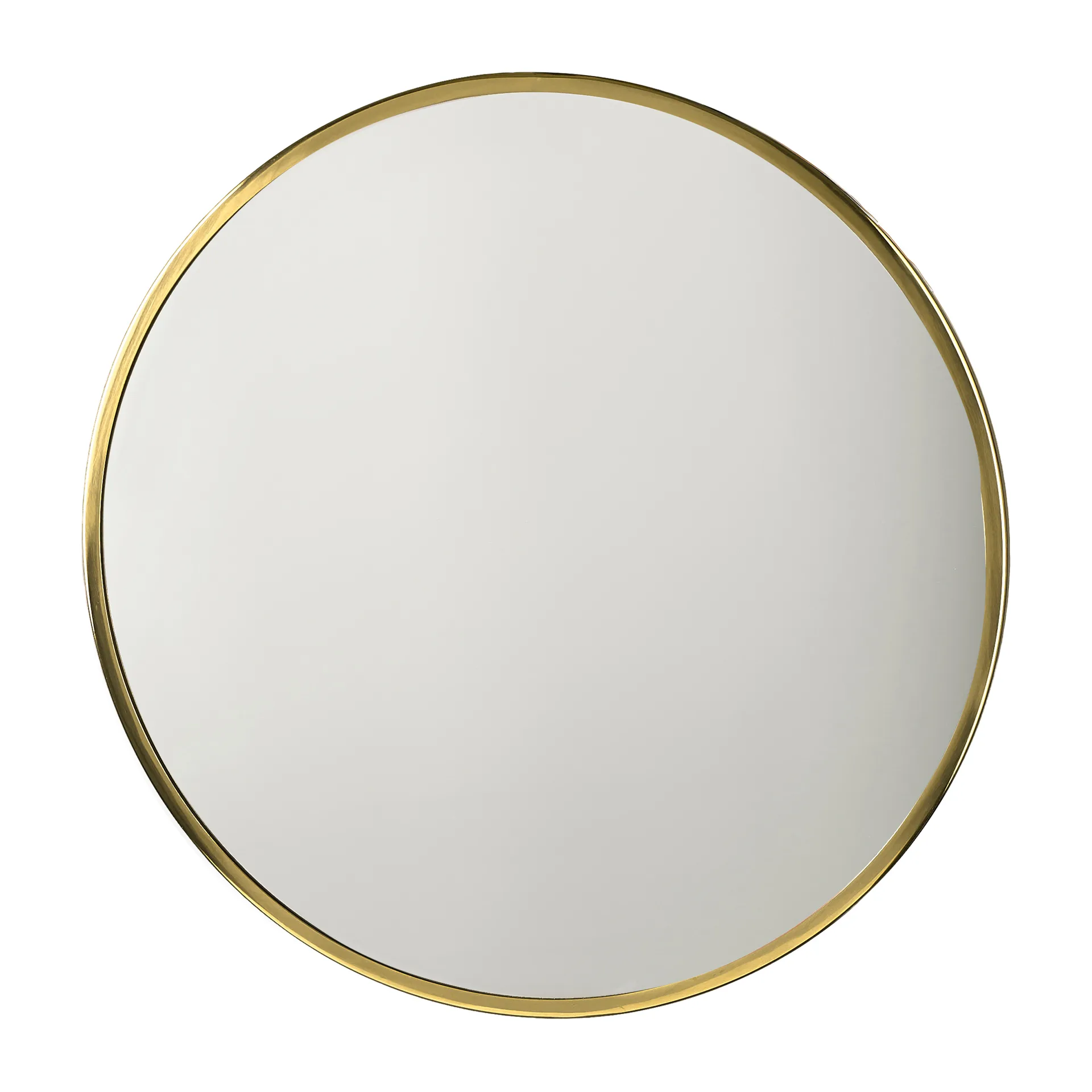 Vardo mirror Ø80 cm, Brass Villa Collection